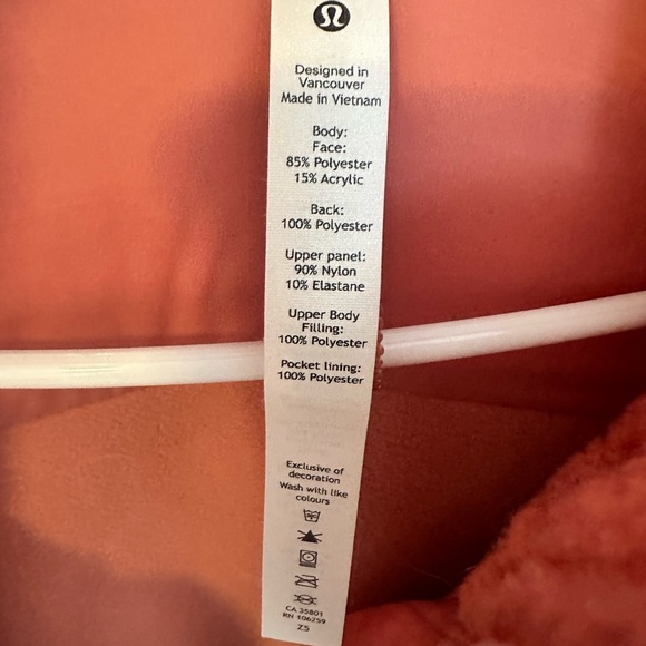 Lululemon fleece jacket size 8 - Picture 4 of 7